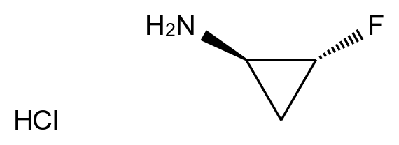 (1R,2R)-2-fluorocyclopropanamine;hydrochloride结构式