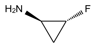 (1R,2R)-2-氟环丙胺结构式