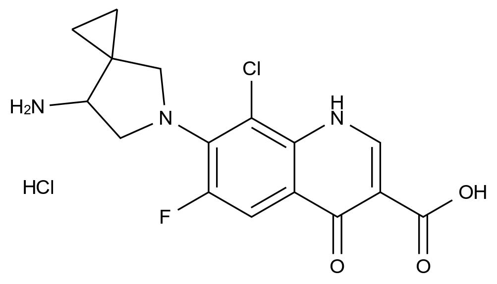 西他沙星杂质2 盐酸盐结构式