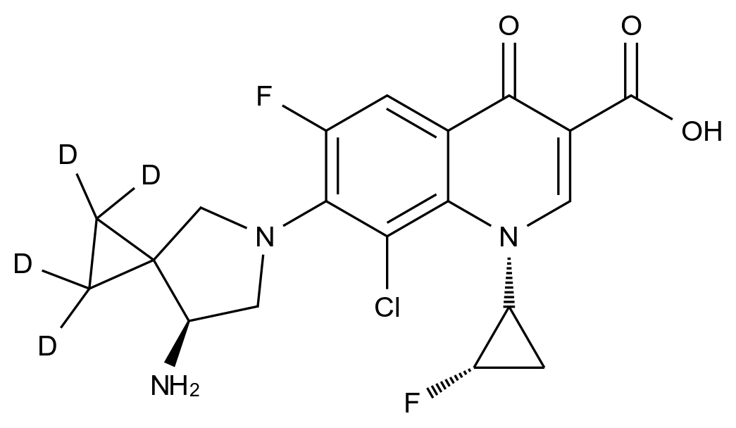 西他沙星-D4结构式