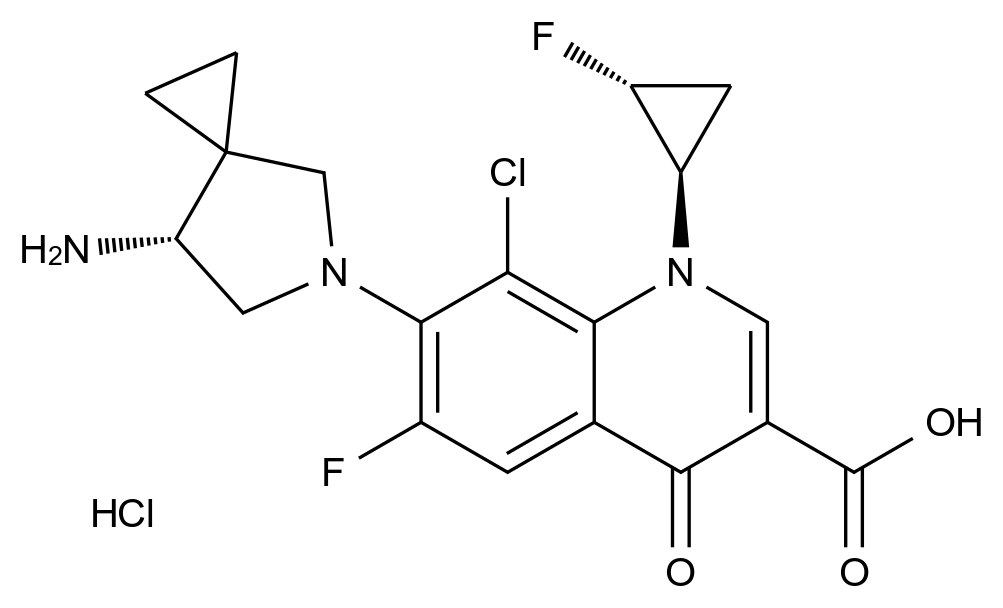 西他沙星异构体杂质5(RRR) 盐酸盐结构式