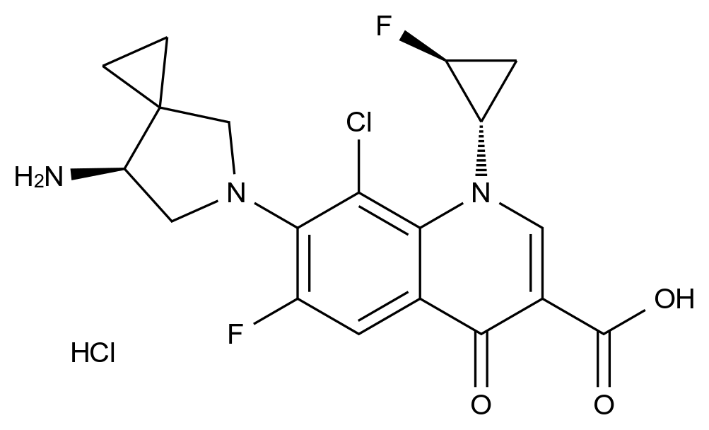 西他沙星异构体杂质7(SSS) 盐酸盐结构式