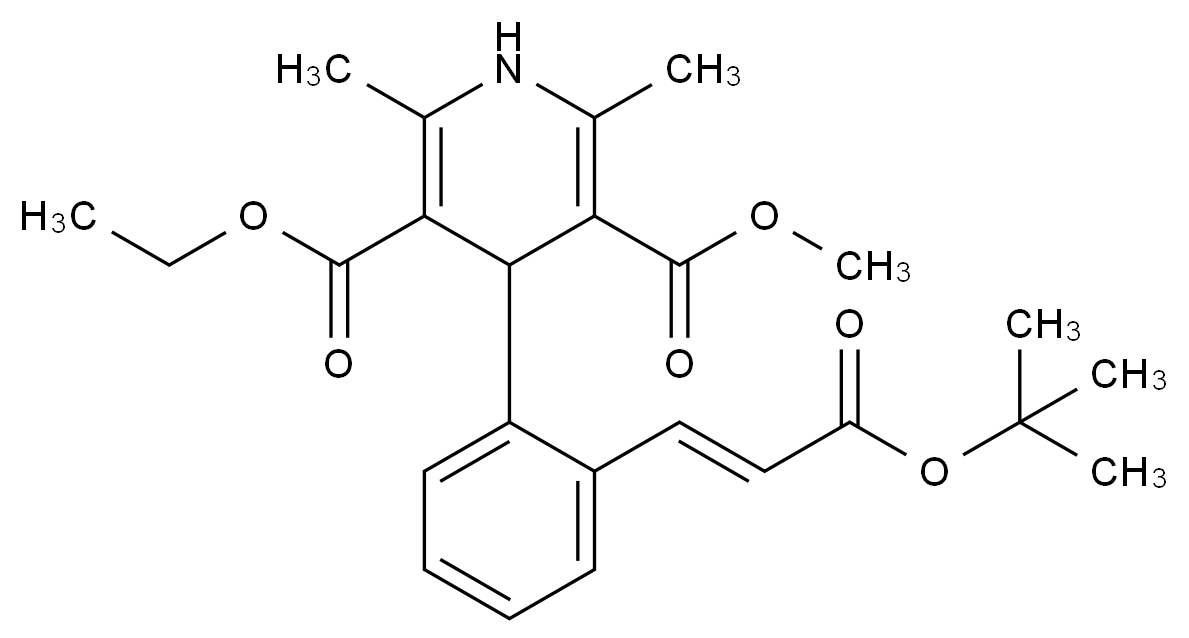 拉西地平BP杂质A结构式