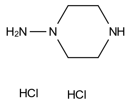 二盐酸哌嗪-1-胺结构式