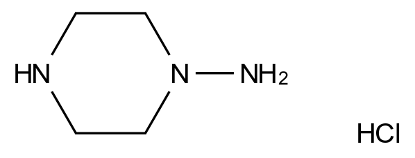 1-哌嗪胺盐酸盐结构式