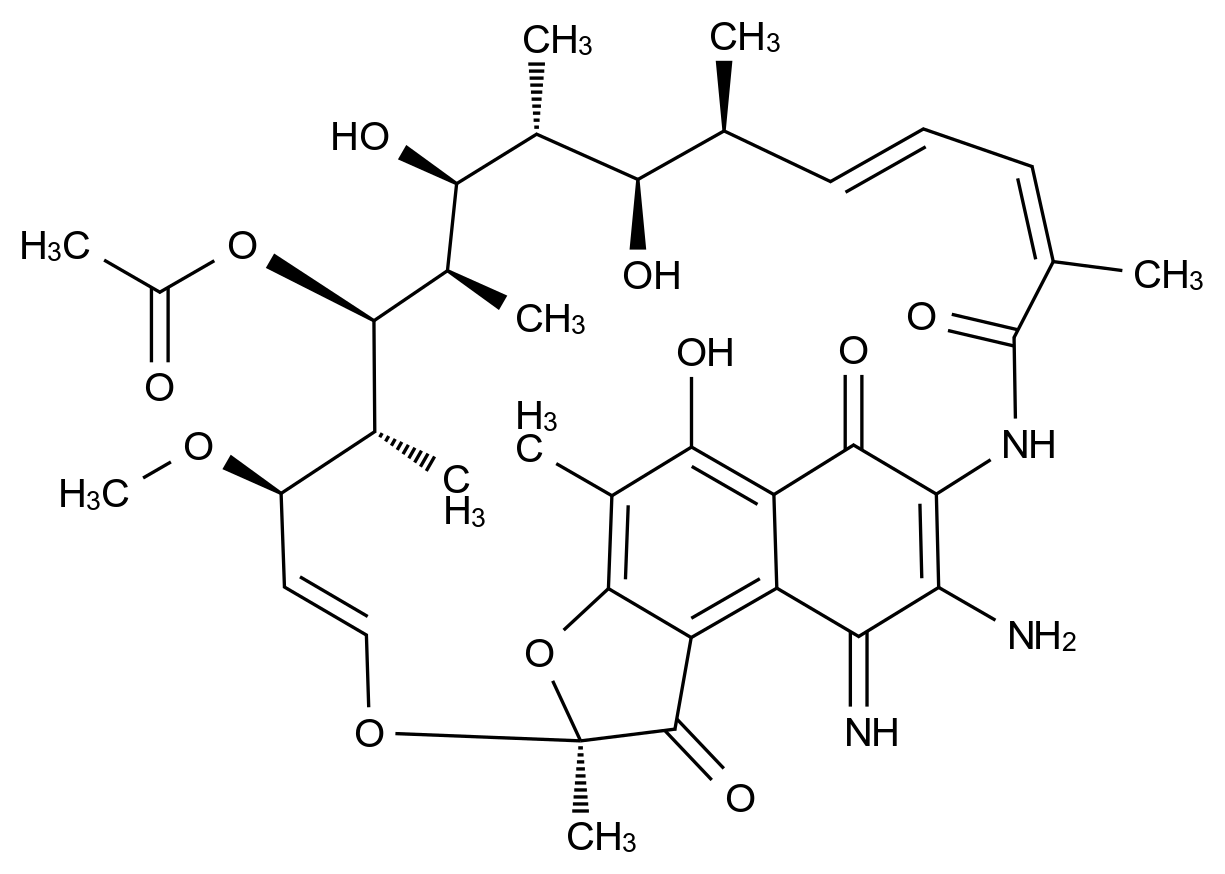 利福喷丁杂质17结构式