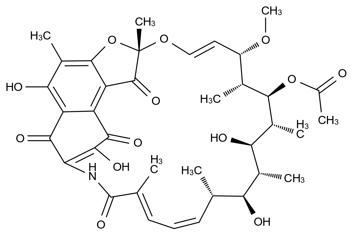 利福喷丁杂质22结构式