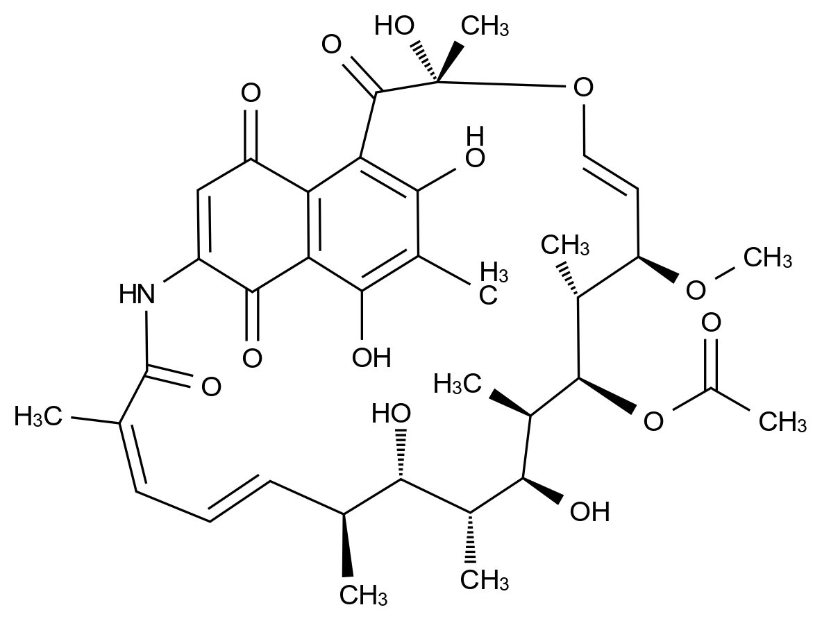 利福喷丁杂质24结构式