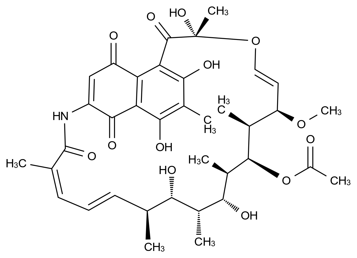 利福喷丁杂质25结构式