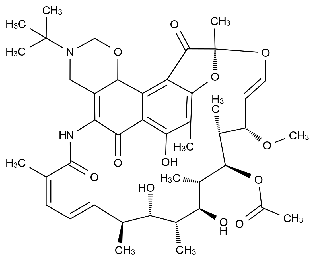 利福喷丁杂质29结构式