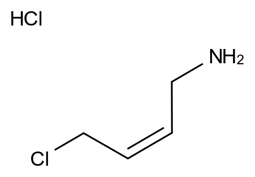 顺-4-氯-2-丁烯胺 盐酸盐结构式