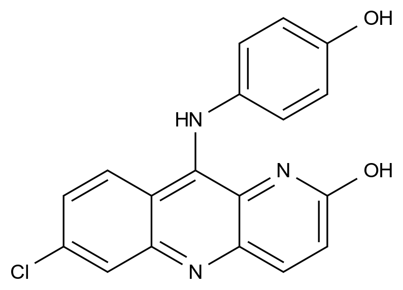 咯萘啶杂质18结构式