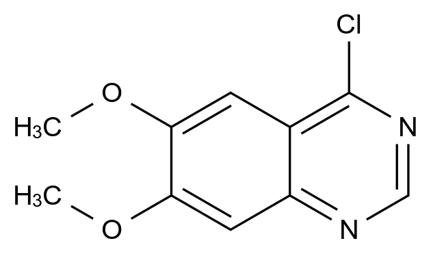 4-氯-6,7-二甲氧基喹唑啉结构式