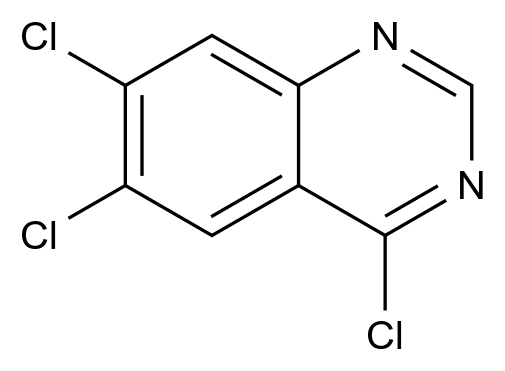 4,6,7-三氯喹唑啉结构式