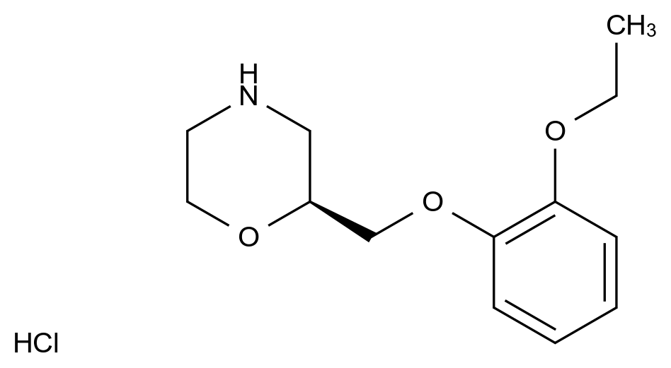 (S)-维洛沙秦 盐酸盐结构式