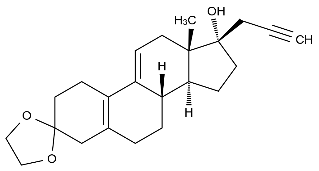 烯丙孕素杂质14结构式