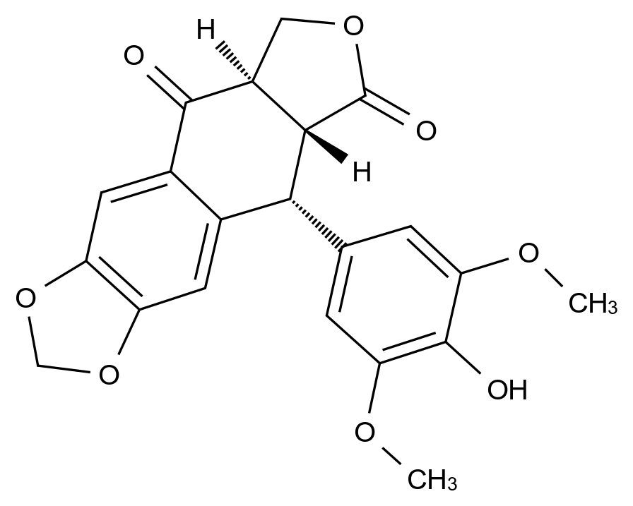 4'-去甲基鬼臼毒酮结构式