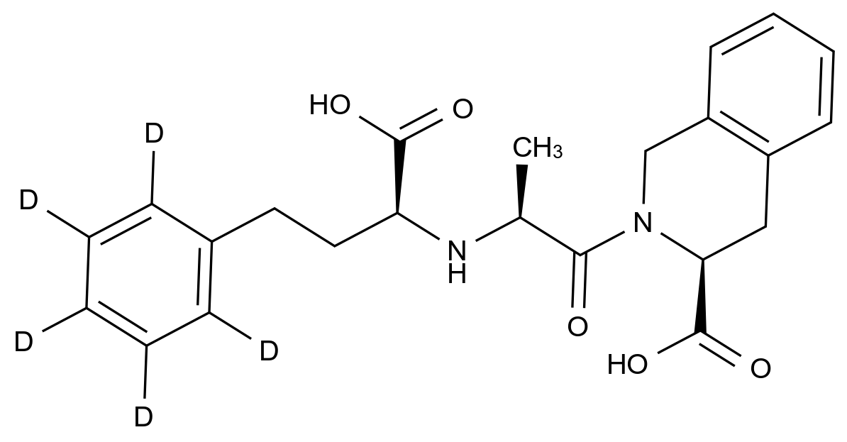 喹那普利EP杂质C-d5结构式