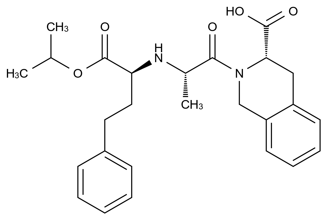 Quinapril Isopropyl Ester Analog结构式