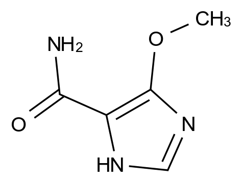 5-甲氧基-1H-咪唑-4-甲酰胺结构式