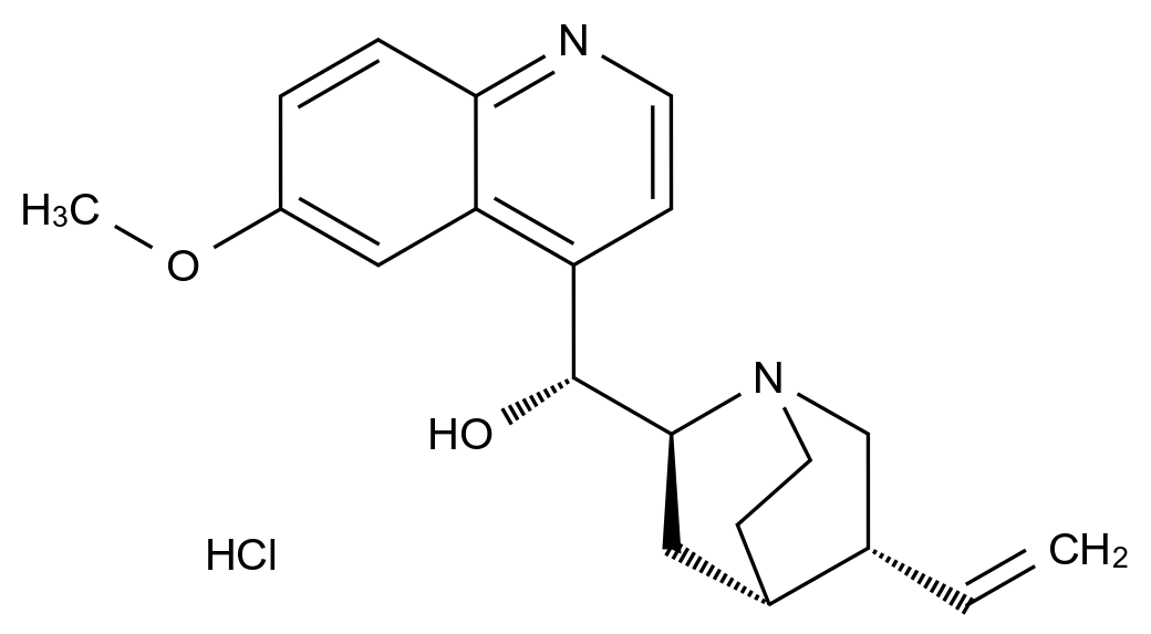 盐酸奎宁结构式