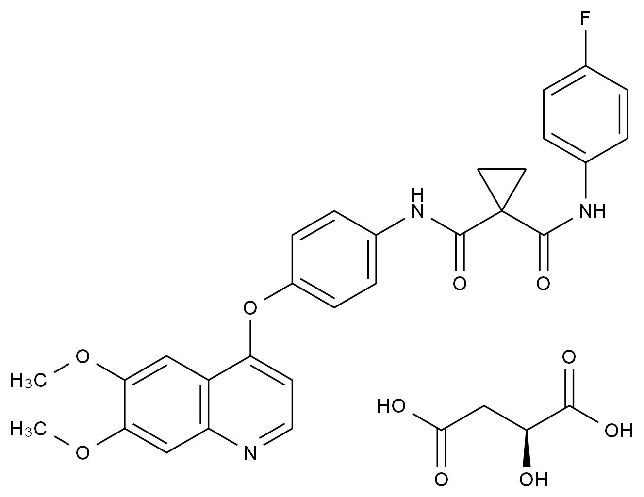 苹果酸卡波替尼结构式