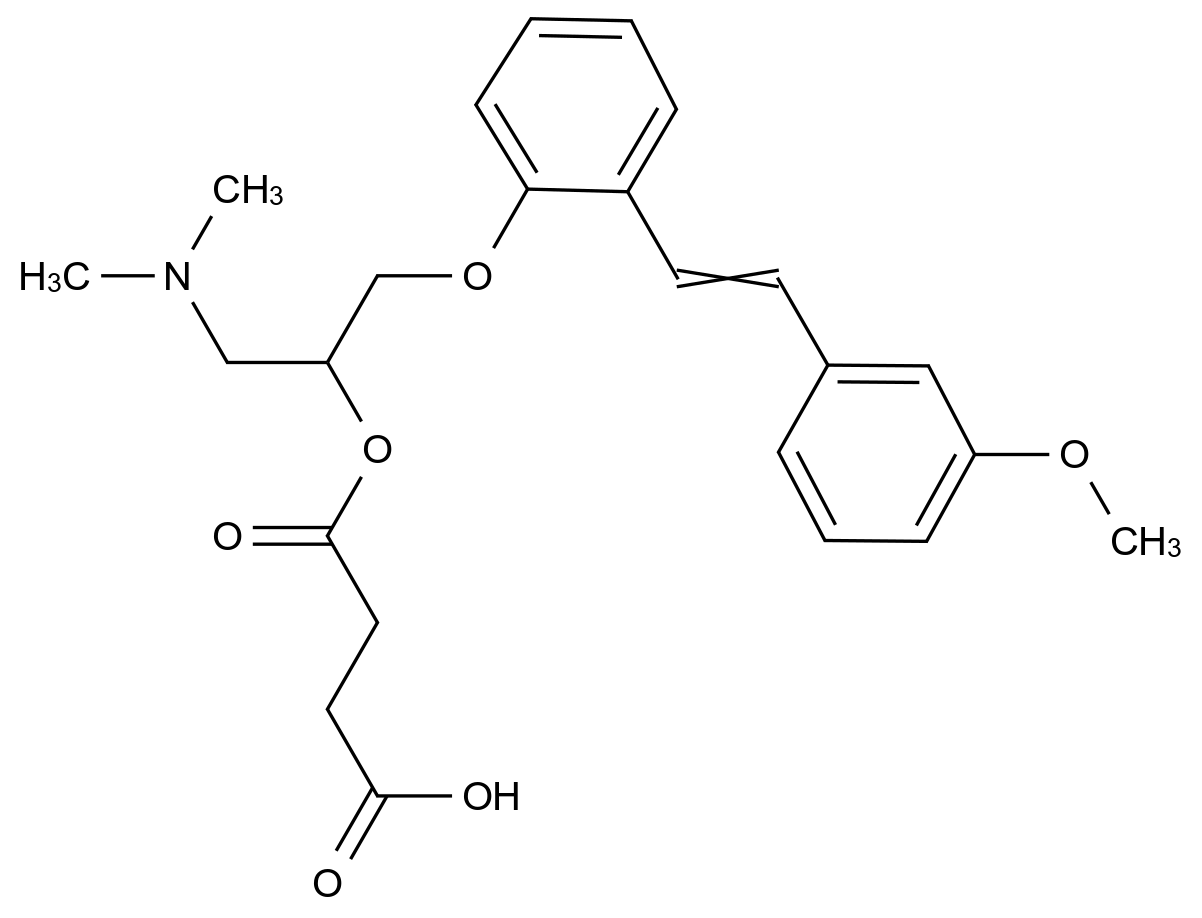 沙格雷酯杂质12结构式