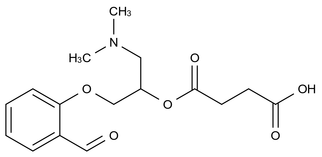 沙格雷酯杂质17结构式