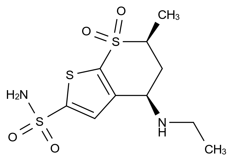 rac-顺式-多佐胺结构式