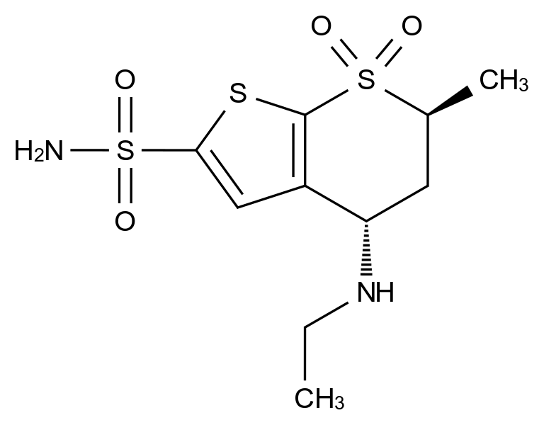 多佐胺结构式