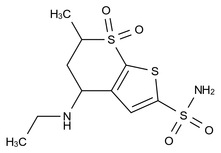 Rac-Dorzolamide结构式