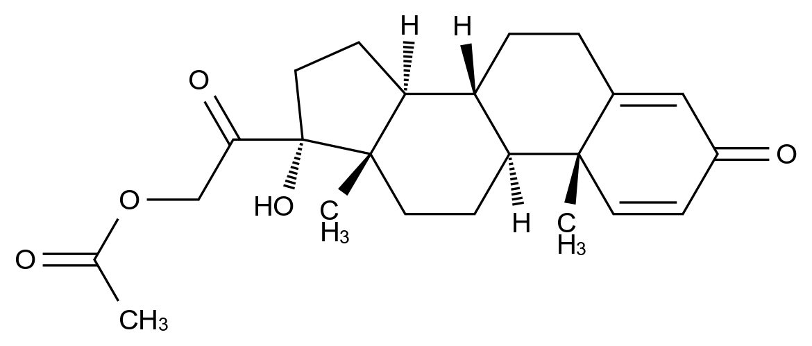 泼尼松杂质N297结构式