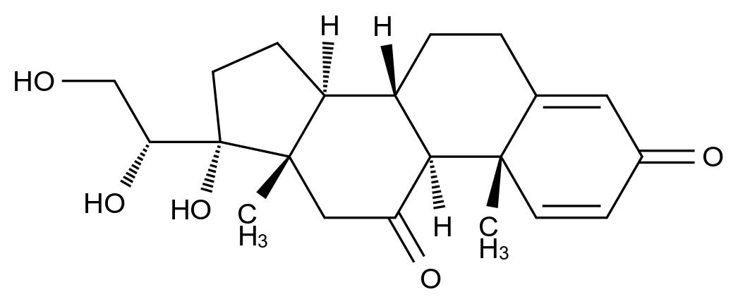 20(R)-羟基泼尼松结构式