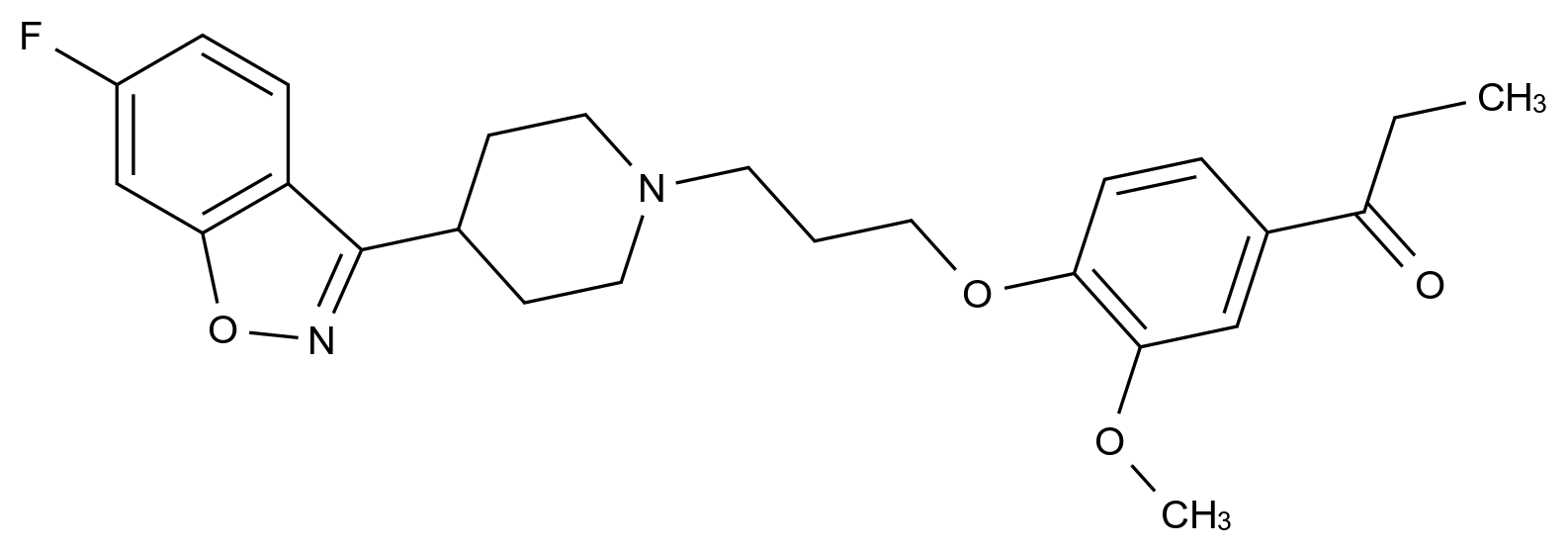 Iloperidone Impurity 4结构式