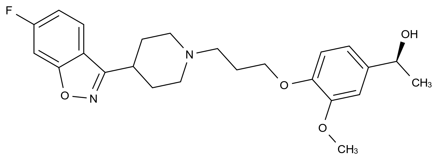 Iloperidone Metabolite P88 (S Isomer)结构式