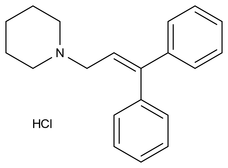 苯海索杂质02 盐酸盐结构式