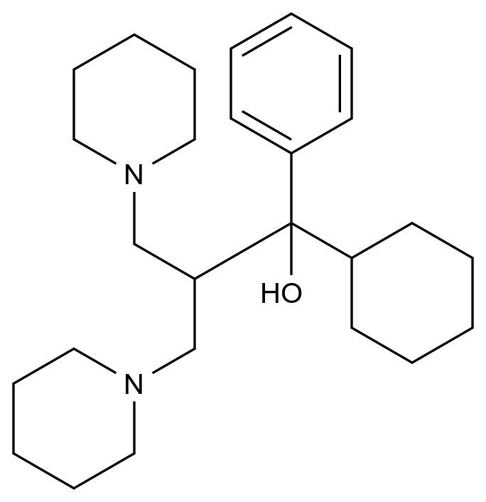 苯海索杂质18结构式
