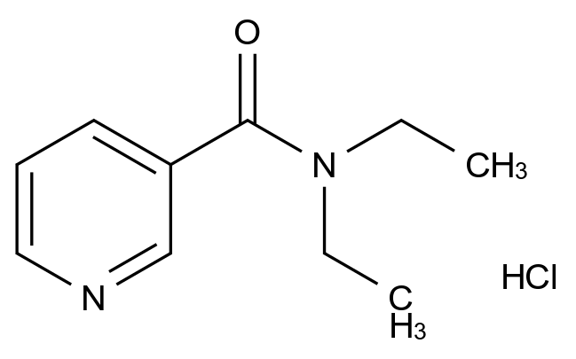 尼可刹米盐酸盐结构式