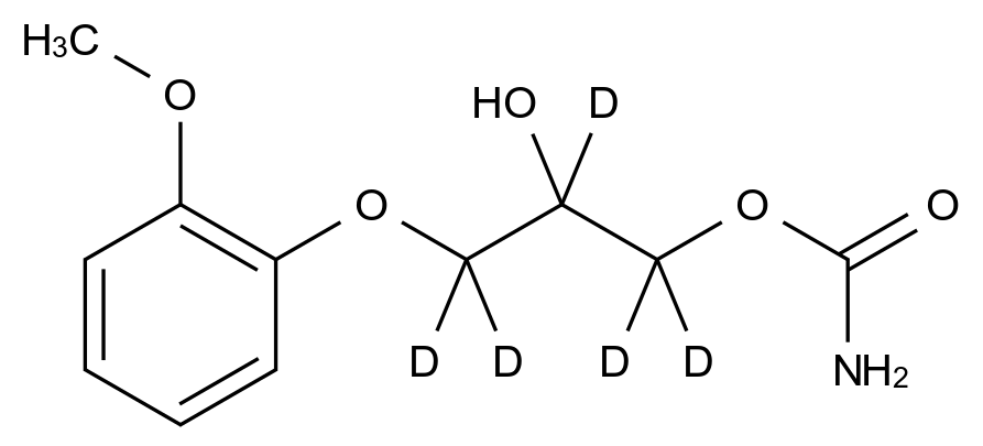 Methocarbamol-D5结构式