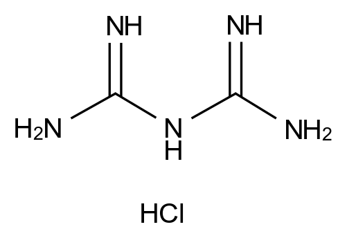缩二胍盐酸盐结构式