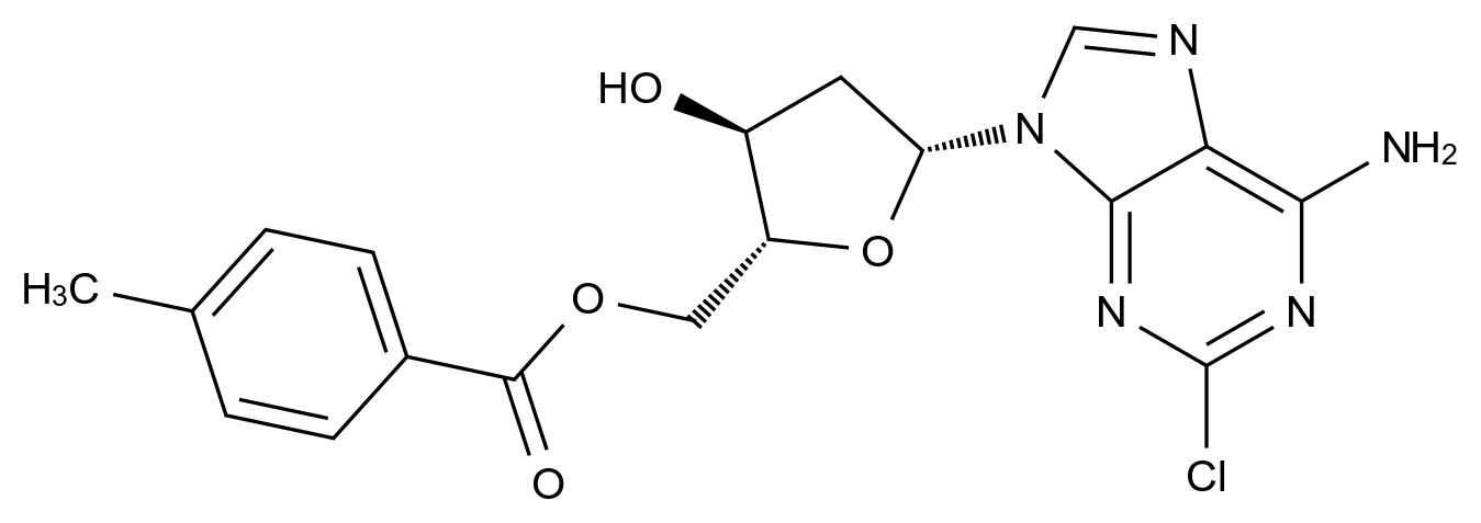 克拉屈滨杂质N77结构式