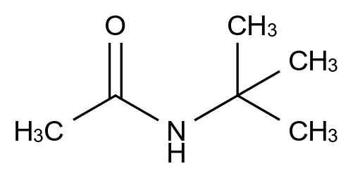N-叔丁基乙酰胺结构式