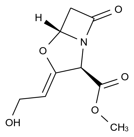 Clavulanic Acid Methyl Ester结构式
