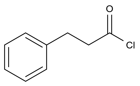 3-苯丙酰氯结构式