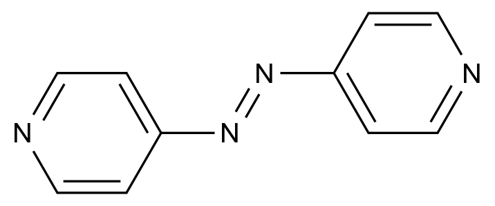 4,4′-偶氮吡啶结构式