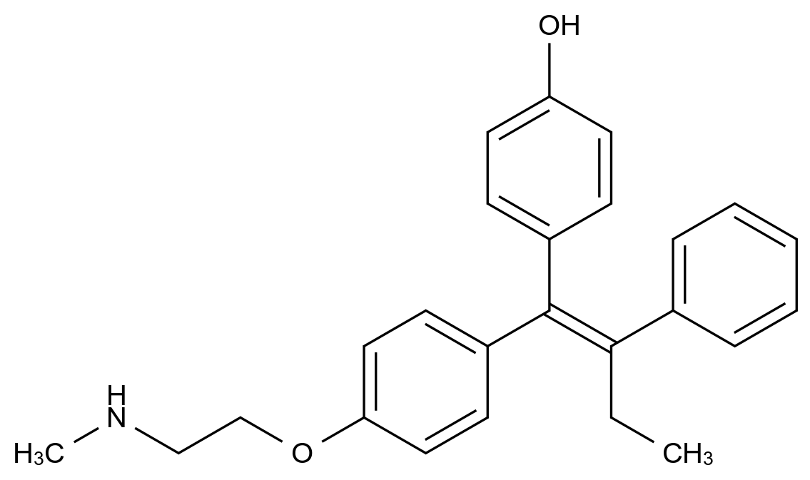 Endoxifen结构式