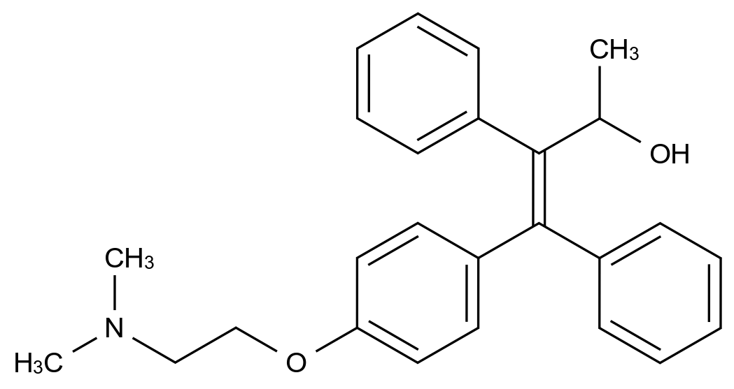 (Z)-α-Hydroxy Tamoxifen结构式