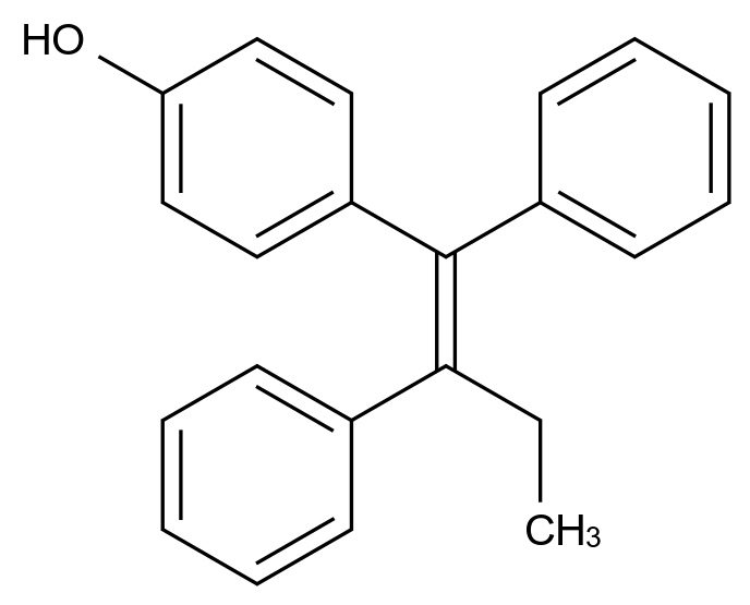 Tamoxifen Citrate Impurity 9结构式