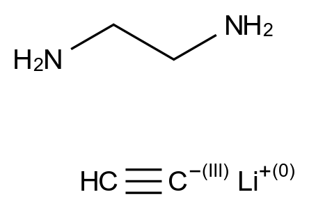乙炔锂乙二胺络合物结构式