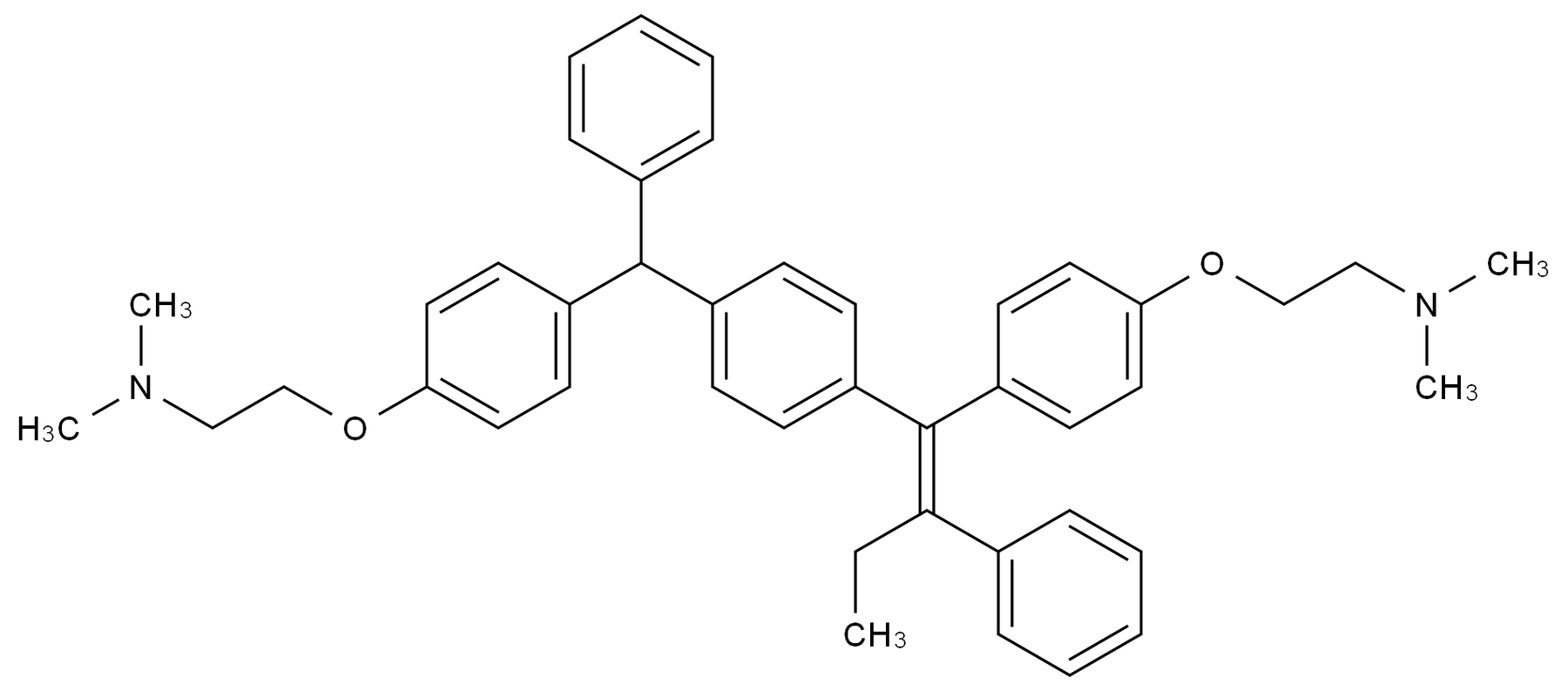 他莫昔芬EP杂质H结构式